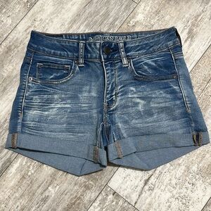 American Eagle Super Super Stretch Midi Jean Short